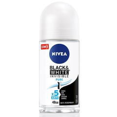 Nivea Invisible Pure Black White Kadın Deodorant Roll-On 50 ml