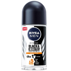 Nivea Men Black White Invisible Güçlü Etki Erkek Deodorant Roll-On 50 ml