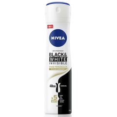 Nivea Black White Invisible İpeksi Pürüzsüzlük Kadın Deodorant Sprey 150 ml