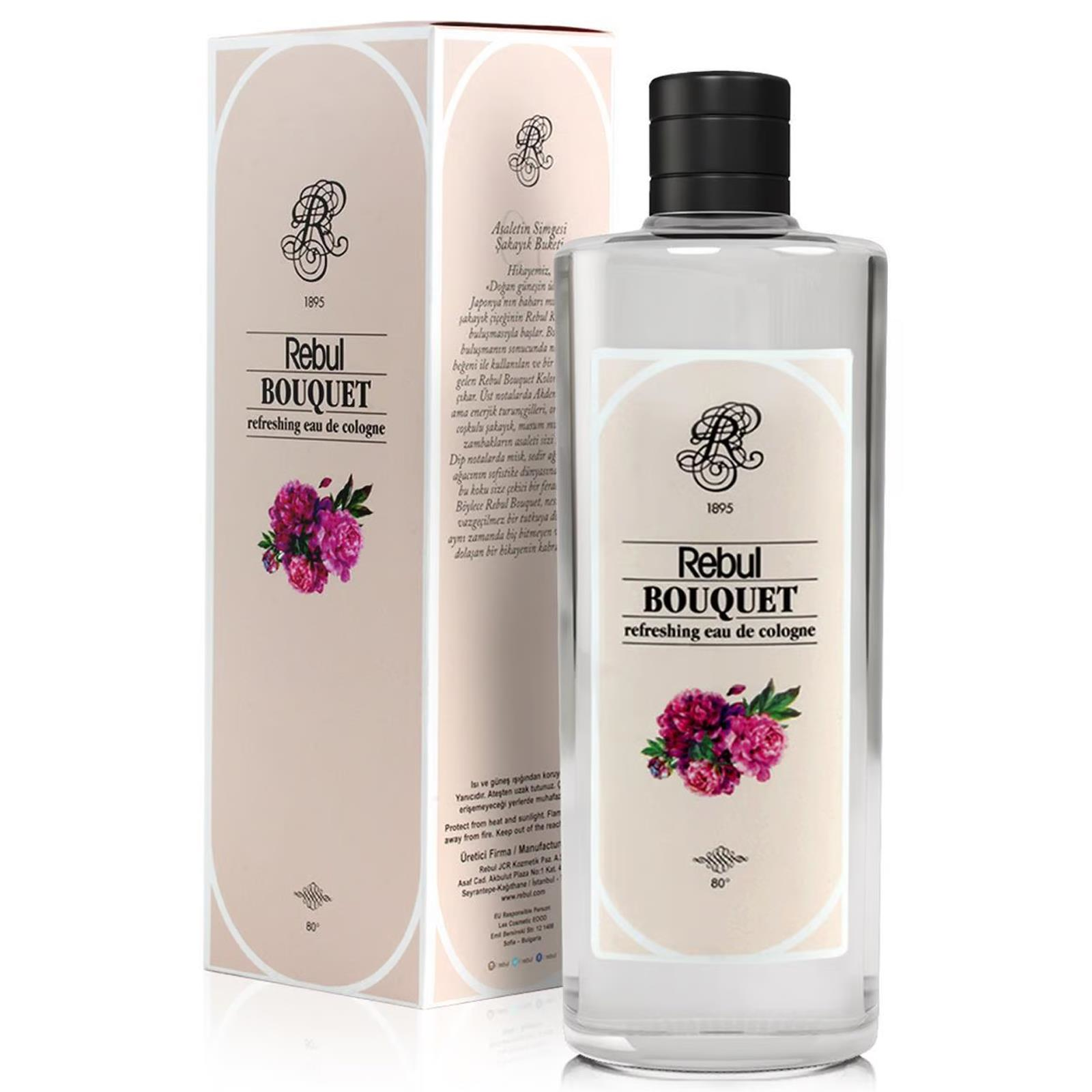 Rebul Bouquet Kolonya Cam Şişe 250 ml