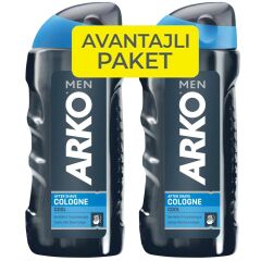 Arko Men Tıraş Kolonyası Cool 250 ml + 250 ml Avantaj Paket