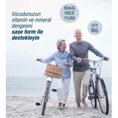 Dinamis Magnesium with Vitamin B6 Takviye Edici Gıda 20 Saşe