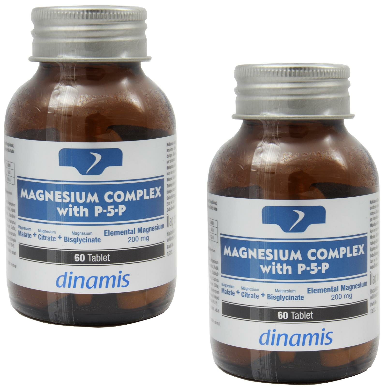Dinamis Magnesium Complex With P-5-P 60 Tablet 2 ADET