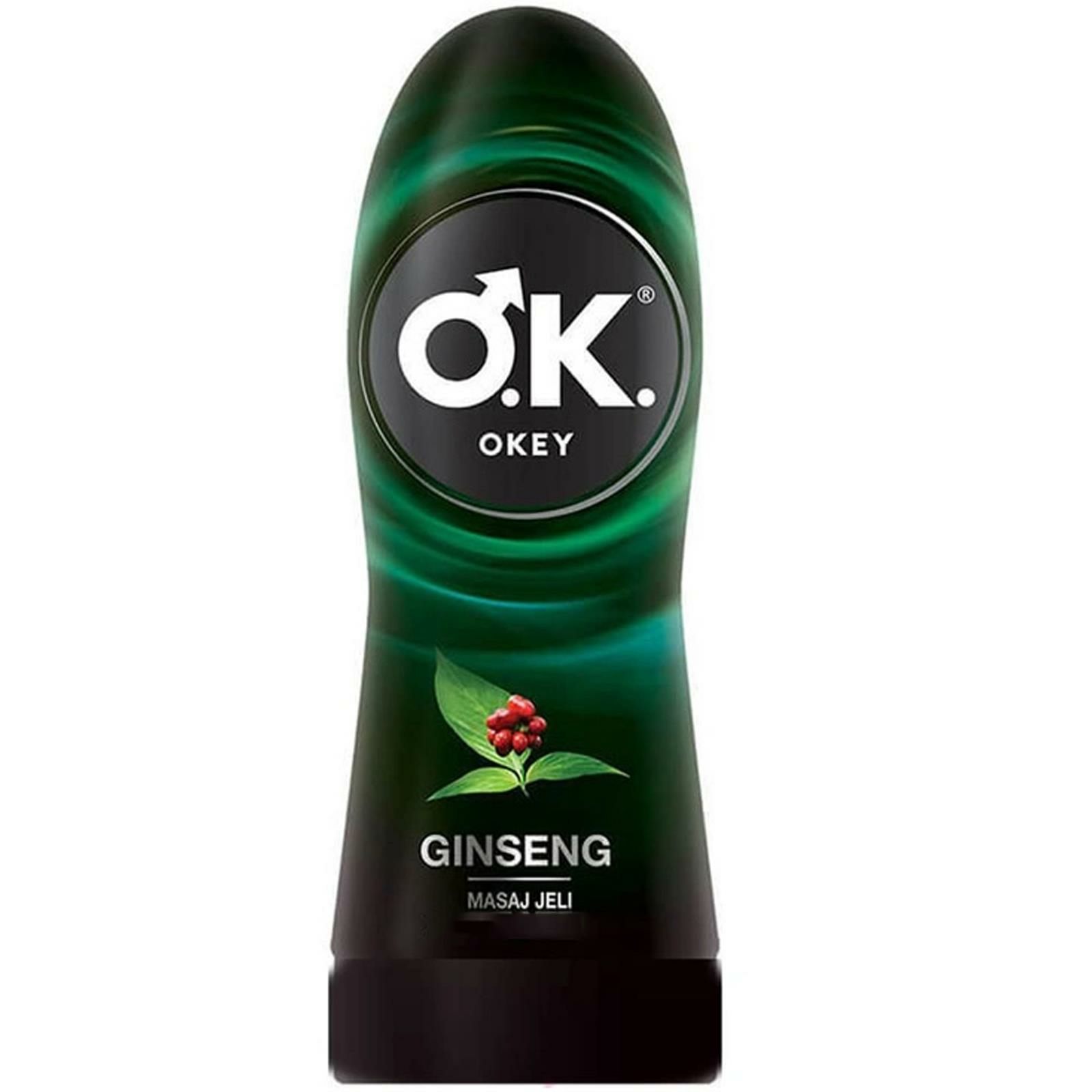 Okey Ginseng Kayganlaştırıcı Masaj Jel 200 ml