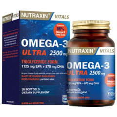 Nutraxin Omega 3 Ultra 2500 mg 30 Kapsül