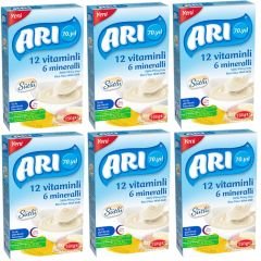 Arı Mama 12 Vitaminli 6 Mineralli Sütlü Pirinç Unu 250 gr 6 ADET