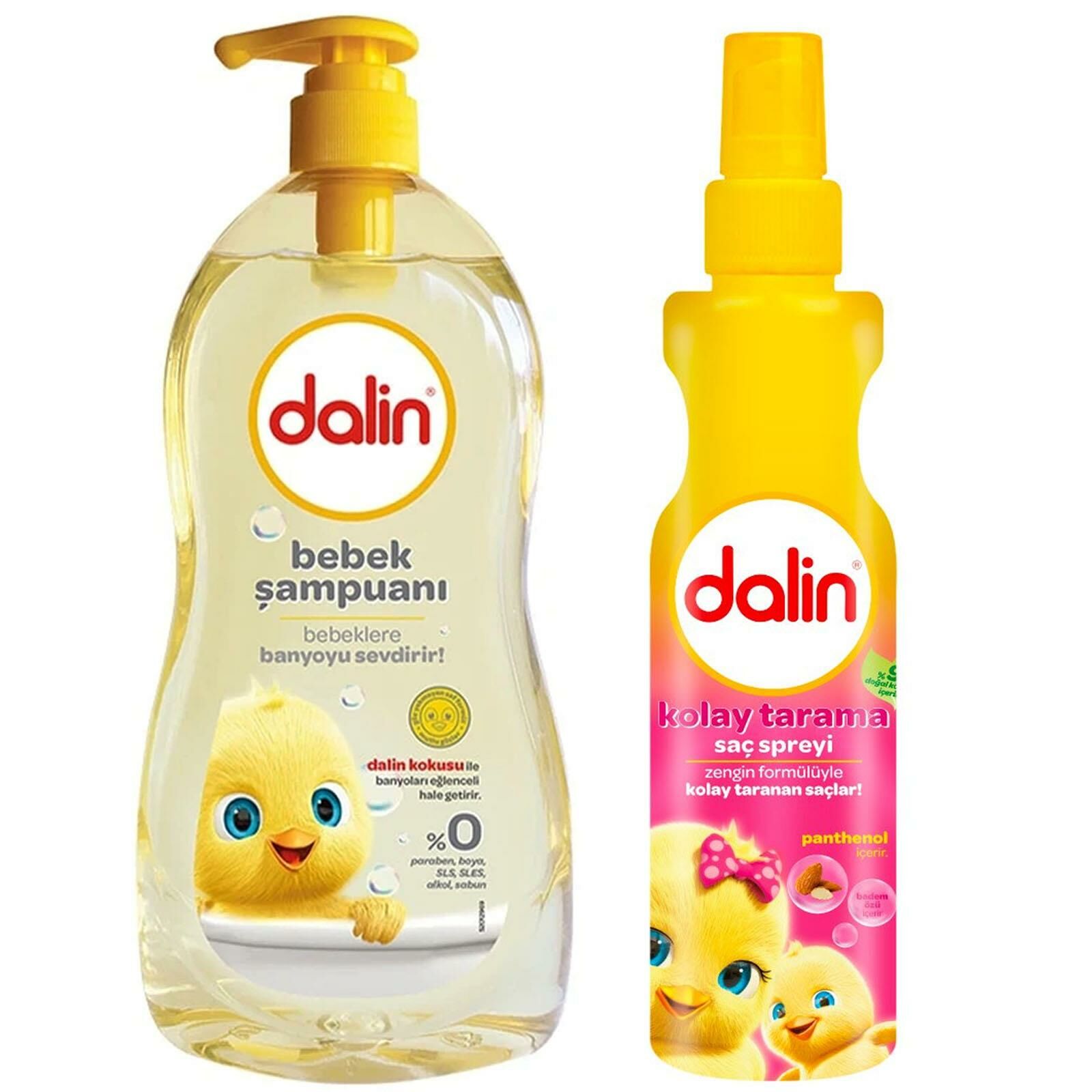 Dalin Klasik Bebek Şampuanı 400 ml + Dalin Kolay Tarama Saç Spreyi Badem Özlü 200 ml