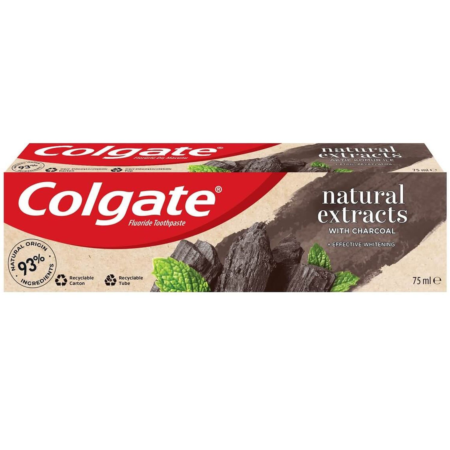 Colgate Natural Extracts Charcoal Aktif Kömür Diş Macunu 75 ml