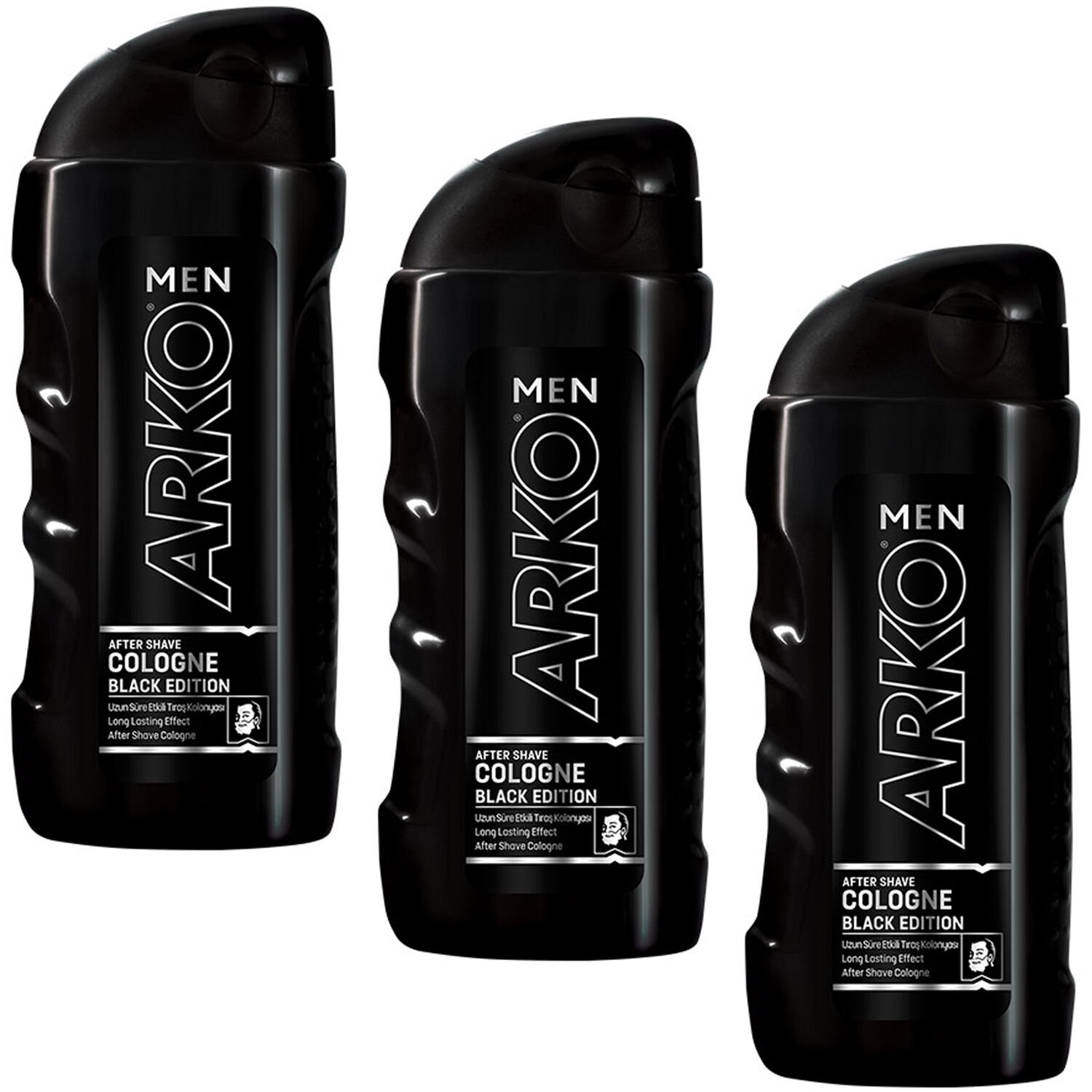 Arko Men Black Edition Tıraş Kolonyası 200 ml 3 ADET