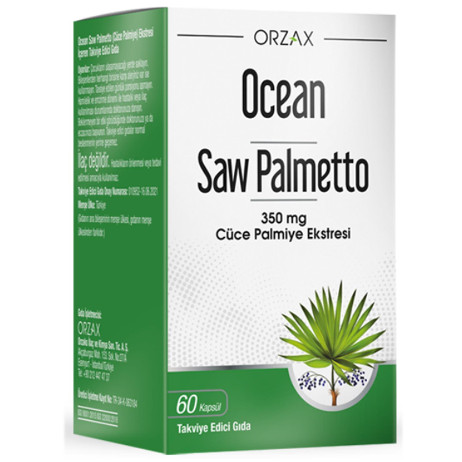 Ocean Saw Palmetto 350 mg 60 Kapsül