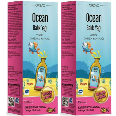 Ocean Balık Yağı Karışık Meyve Aromalı 150 ml 2 ADET