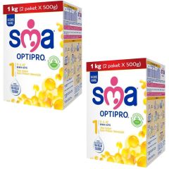 Sma Optipro Probiyotik 1 Bebek Sütü 1000 gr 2 ADET