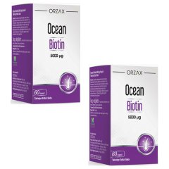 Ocean Biotin 5000 mcg 60 Kapsül 2 ADET