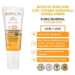 Bioxcin Sun Care Çok Yüksek Korumalı Kuru Ve Normal Ciltler İçin Güneş Kremi Spf 50+ 50 ml