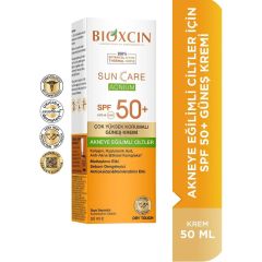 Bioxcin Sun Care Çok Yüksek Korumalı Akneye Eğilimli Ciltler İçin Güneş Kremi Spf 50+ 50 ml