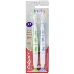 Colgate Kids 2+ Yaş Yapışkan Tabanlı Çocuk Diş Fırçası 2'li Extra Soft