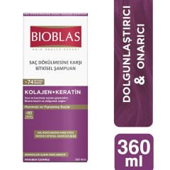 Bioblas Kolajen + Keratin Saç Dökülmesine Karşı Hacim Şampuanı 360 ml