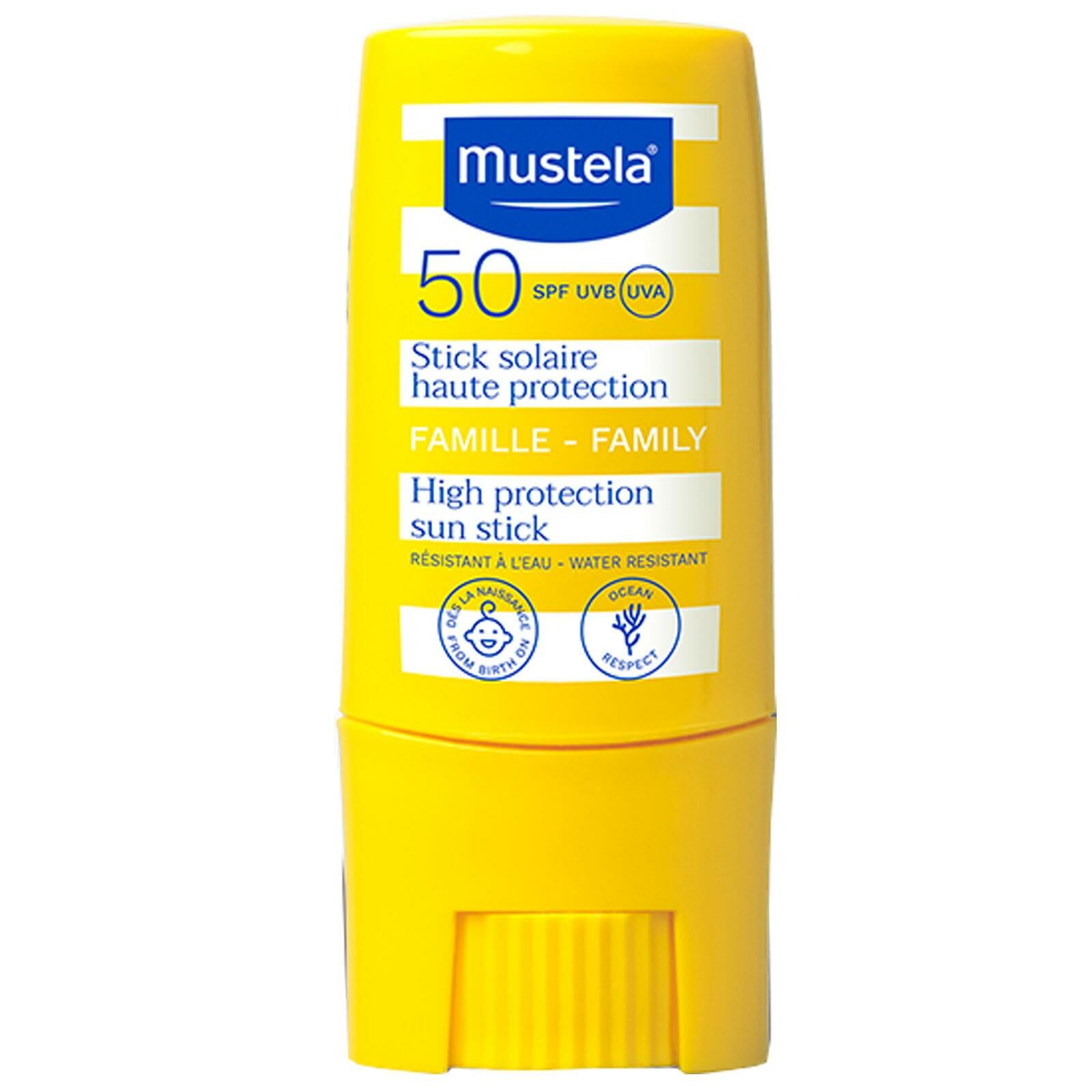 Mustela Tüm Aile İçin Spf 50 Çok Yüksek Koruma Faktörlü Güneş Stick 9 ml