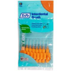 Tepe Arayüz Fırçası 0.45 mm Turuncu 8 li Paket