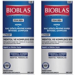 Bioblas For Men Kepek Ve Saç Dökülmesine Karşı Şampuan 360 ml 2 ADET