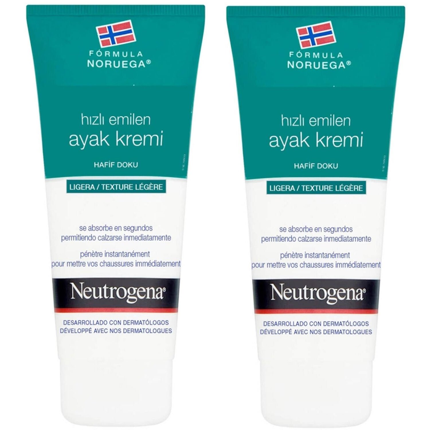 Neutrogena Norveç Formülü Hızlı Emilen Ayak Kremi 100 ml 2 ADET