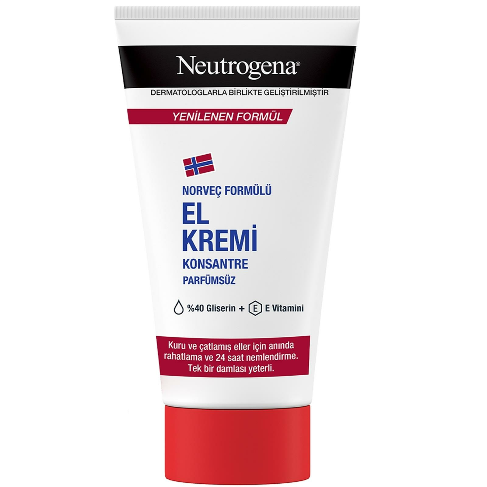 Neutrogena Konsantre Formüllü Parfümsüz El Kremi 75 ml