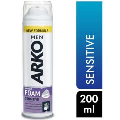 Arko Men Sensitive Hassas Cilt Tıraş Köpüğü 200 ml 3 ADET