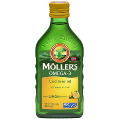 Möllers Omega 3 Balık Yağı Şurubu Limon Aromalı 250 ml