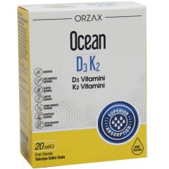 Ocean Vitamin D3 K2 Damla 20 ml