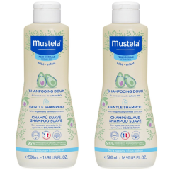 Mustela Gentle Shampoo Papatya Özlü Bebek Şampuanı 500 ml 2 ADET