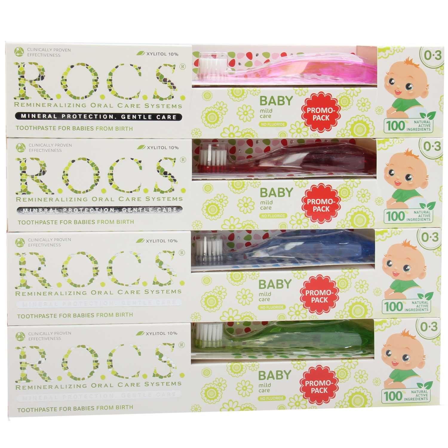 Rocs Baby 0-3 Yaş Arası Diş Macunu Ve Diş Fırçası Seti