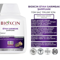 Bioxcin Saç Dökülmesine Karşı Siyah Sarımsak Şampuanı 300 ml