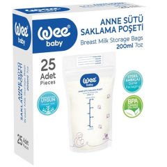 Wee Baby Anne Sütü Saklama Poşeti 25 Adet