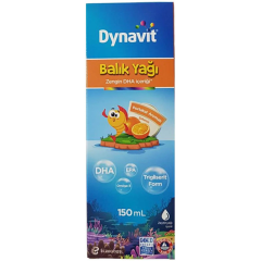 Dynavit Balık Yağı Şurubu Portakal Aromalı 150 ml