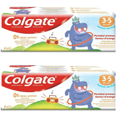 Colgate 3-5 Yaş Portakal Aromalı Florürsüz Çocuk Diş Macunu 60 ml 2 ADET