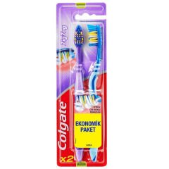 Colgate Zigzag Medium Diş Fırçası 2li Ekonomik Paket