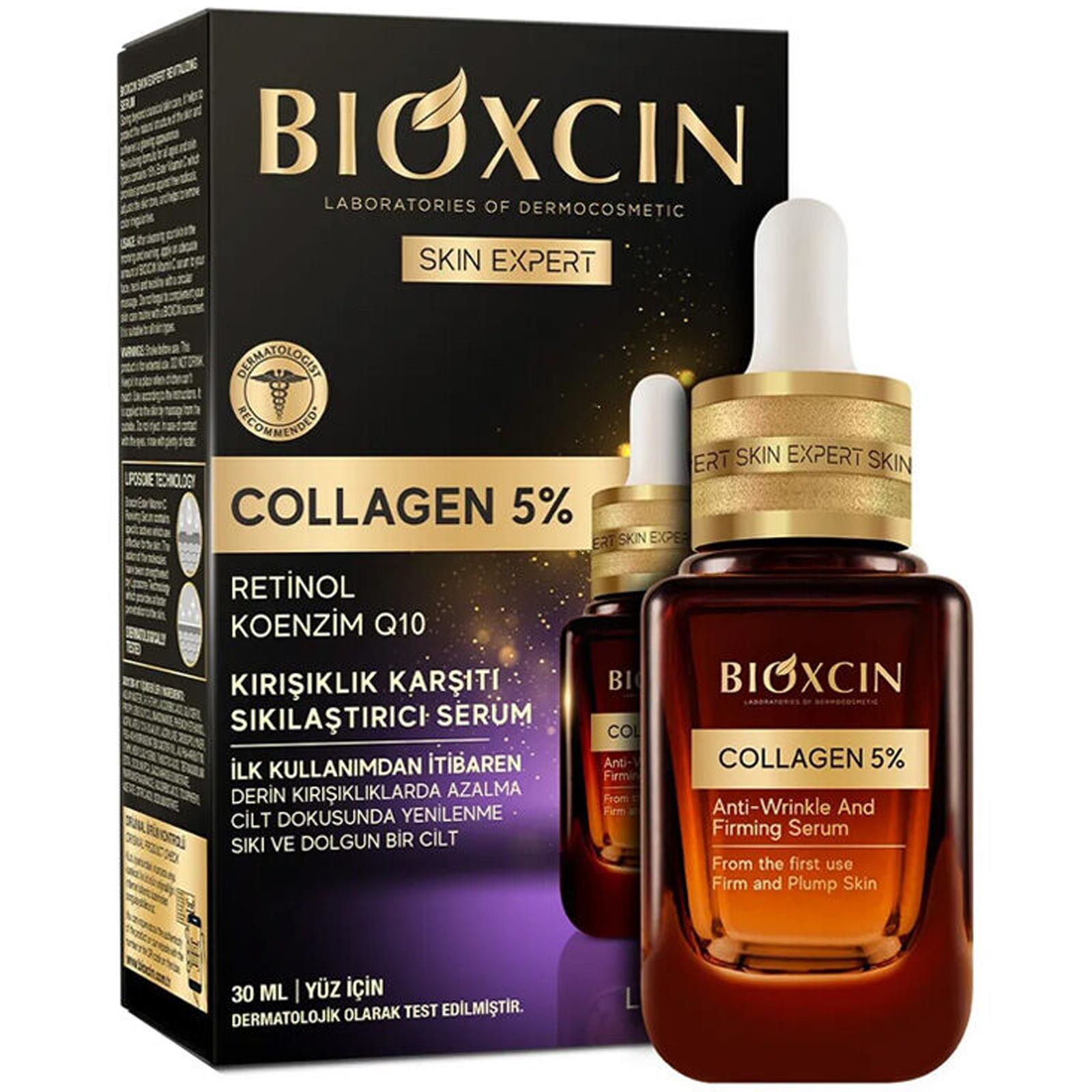 Bioxcin Skin Expert Collagen 5% Kırışıklık Karşıtı Sıkılaştırıcı Serum 30 ml