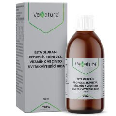 Venatura Beta Glukan Propolis Ekinezya Vitamin C ve Çinko Sıvı Takviye Edici Gıda 150 ml