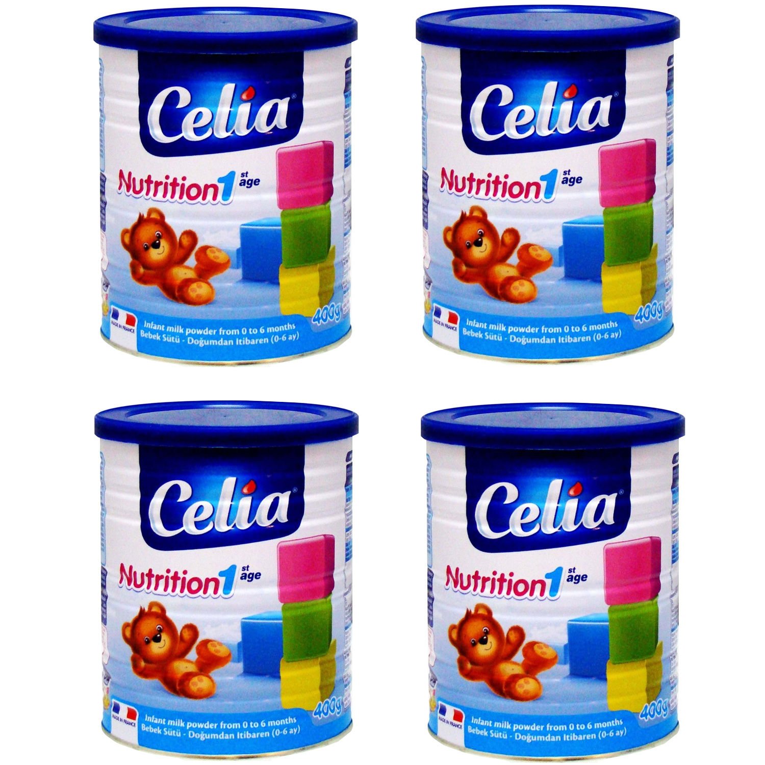 Celia Nutrition 1 Bebek Sütü 0 - 6 Ay 400 gr 4 ADET