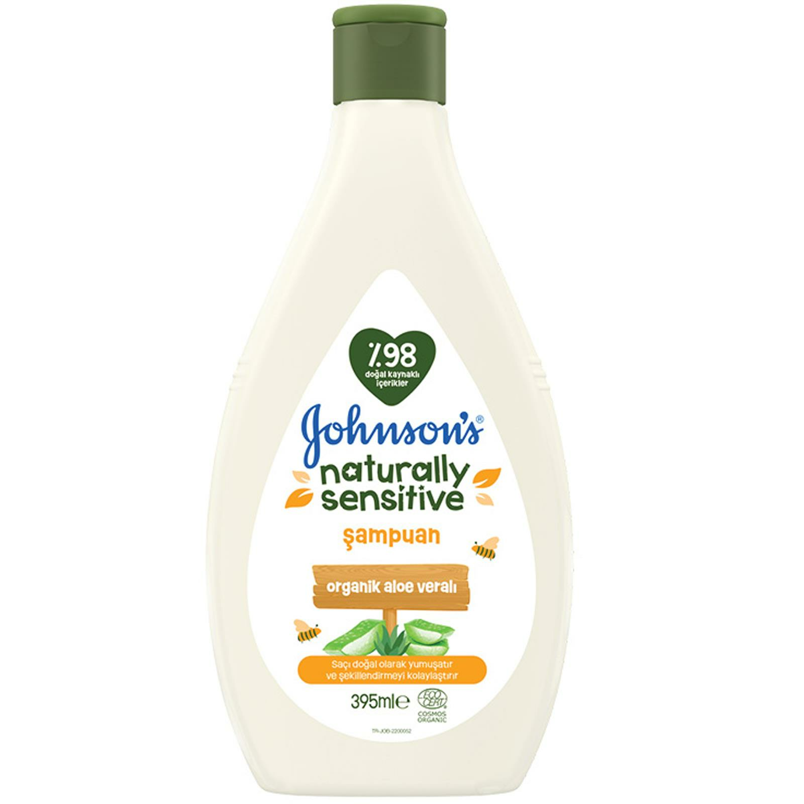 Johnsons Baby Naturally Sensitive Şampuan 395 ml