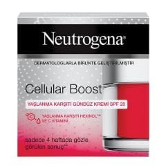 Neutrogena Cellular Boost Yaşlanma Karşıtı Gündüz Kremi SPF 20 50 ml
