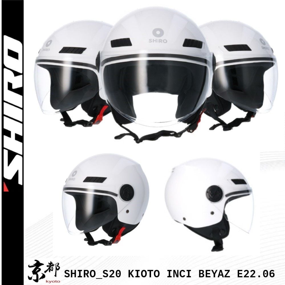 SHIRO AÇIK KASK KIOTO INCI BEYAZ -L