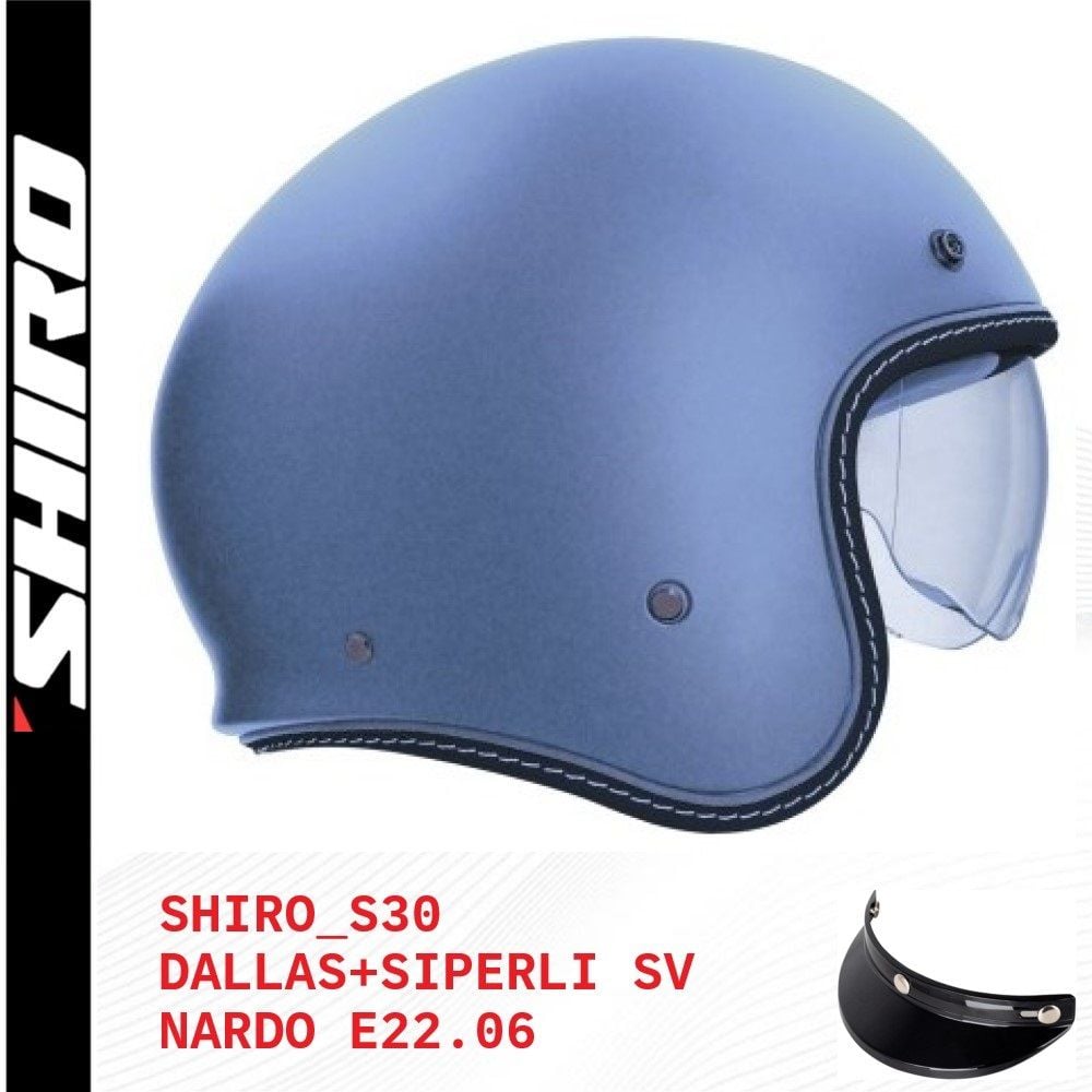 SHIRO AÇIK KASK DALLAS NARDO GÜNEŞ VİZÖRLÜ -L