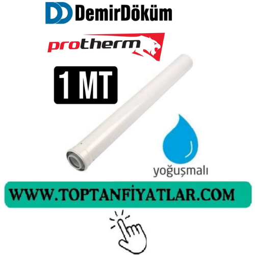 D.Döküm/Protherm/-1-Mt Yoğuşmalı Kombi İlave Baca Uzatması