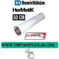 D.Döküm/Protherm/-50 Cm Hermatik Kombi/Şofben İlave Baca Uzatması