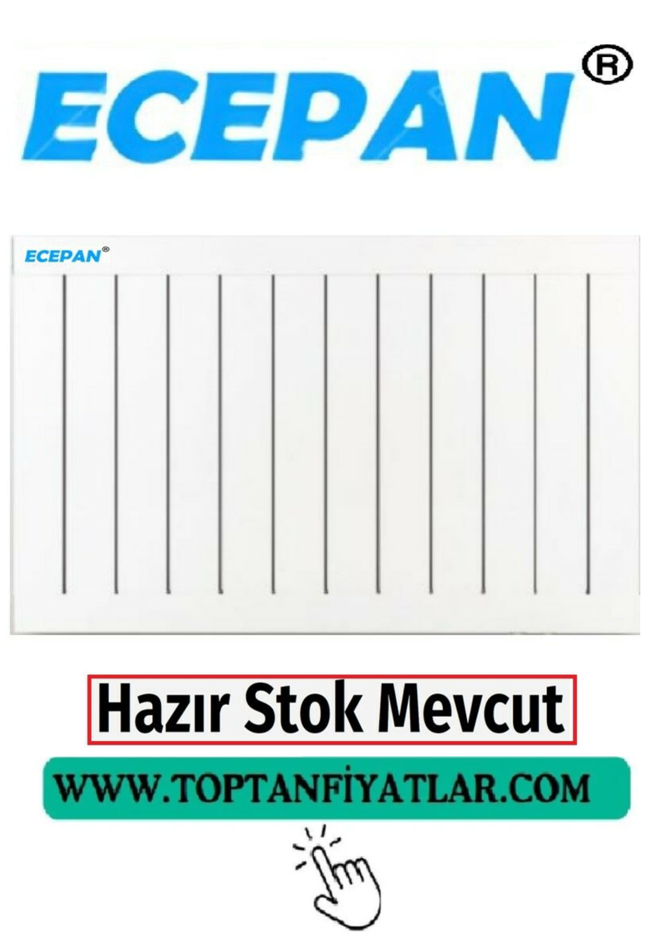 600/-9 DİLİM 76 Cm ECEPAN ALÜMİNYUM RADYATÖR