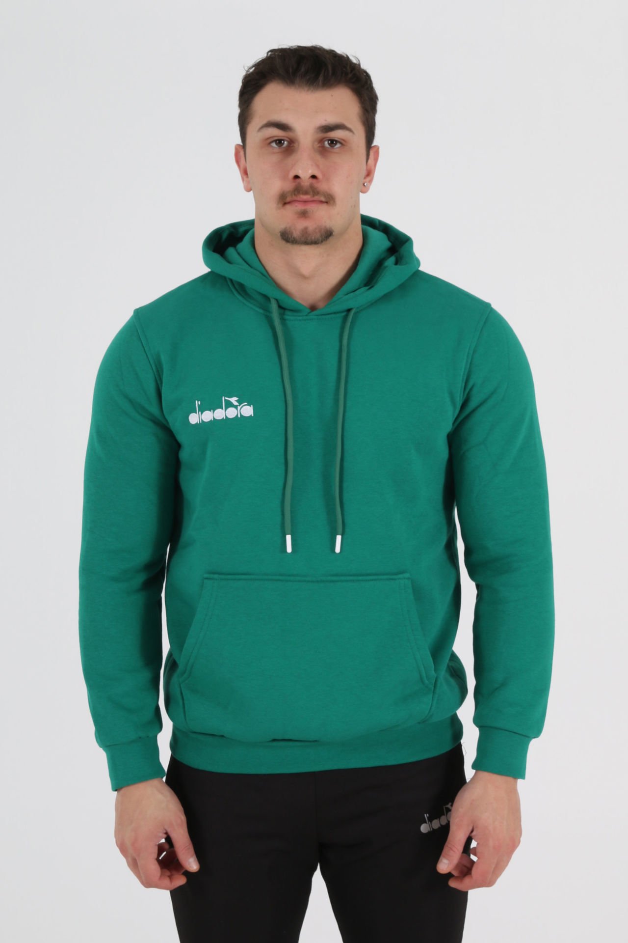 Bergamo Kapüşonlu Hoodie Yeşil