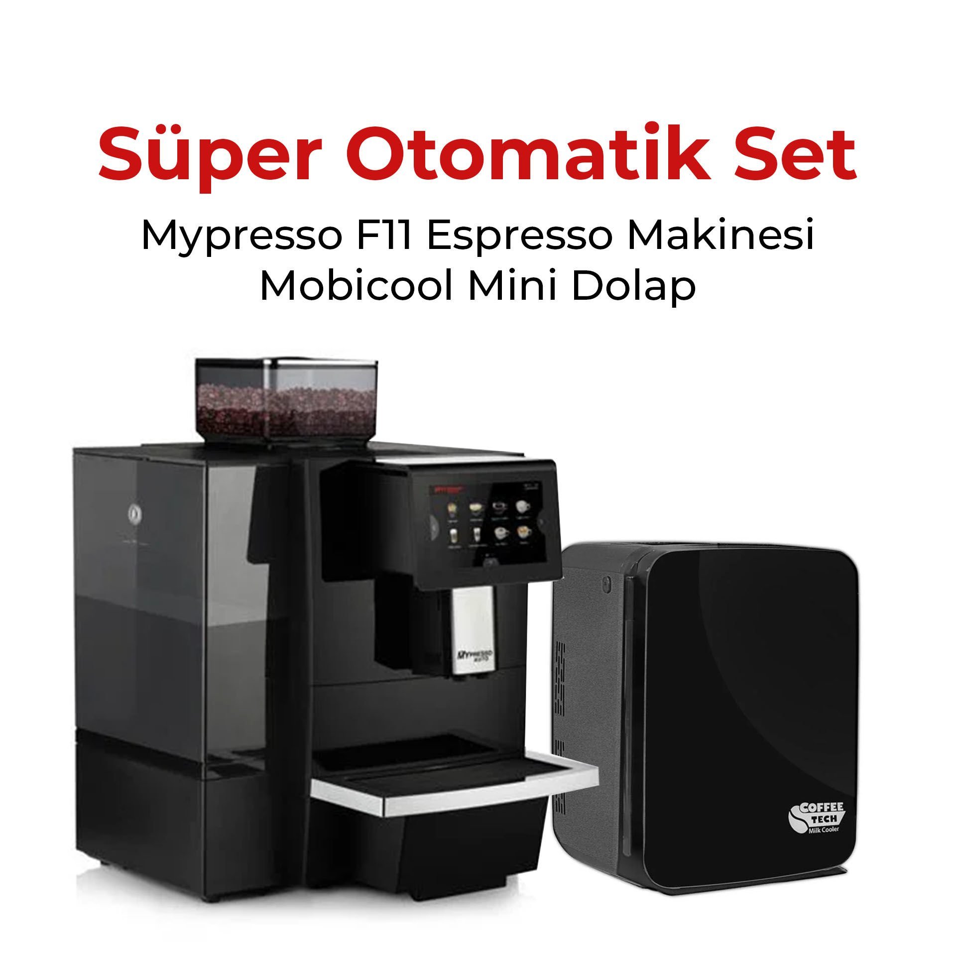 Mypresso Auto - Dr Coffee F11 ve Mobicool Mini Dolap