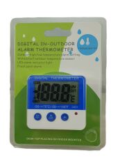 Dijital Termometre -50 / +70C Switch ve Alarmlı