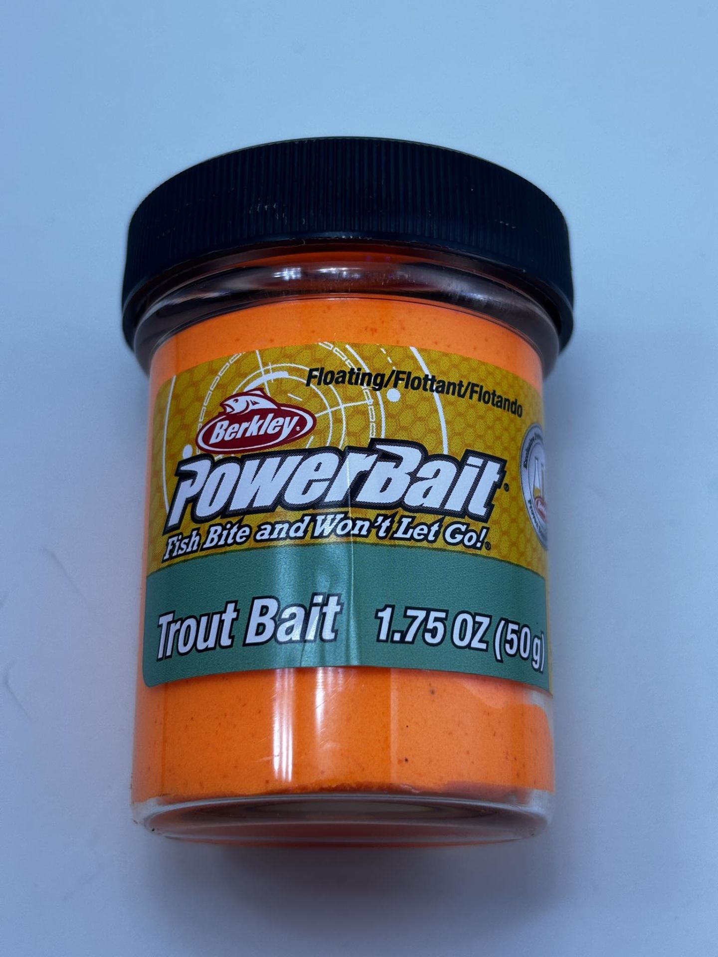 Berkley PowerBait Trout Bait Sahte Yemi ( FLUO ORANGE )